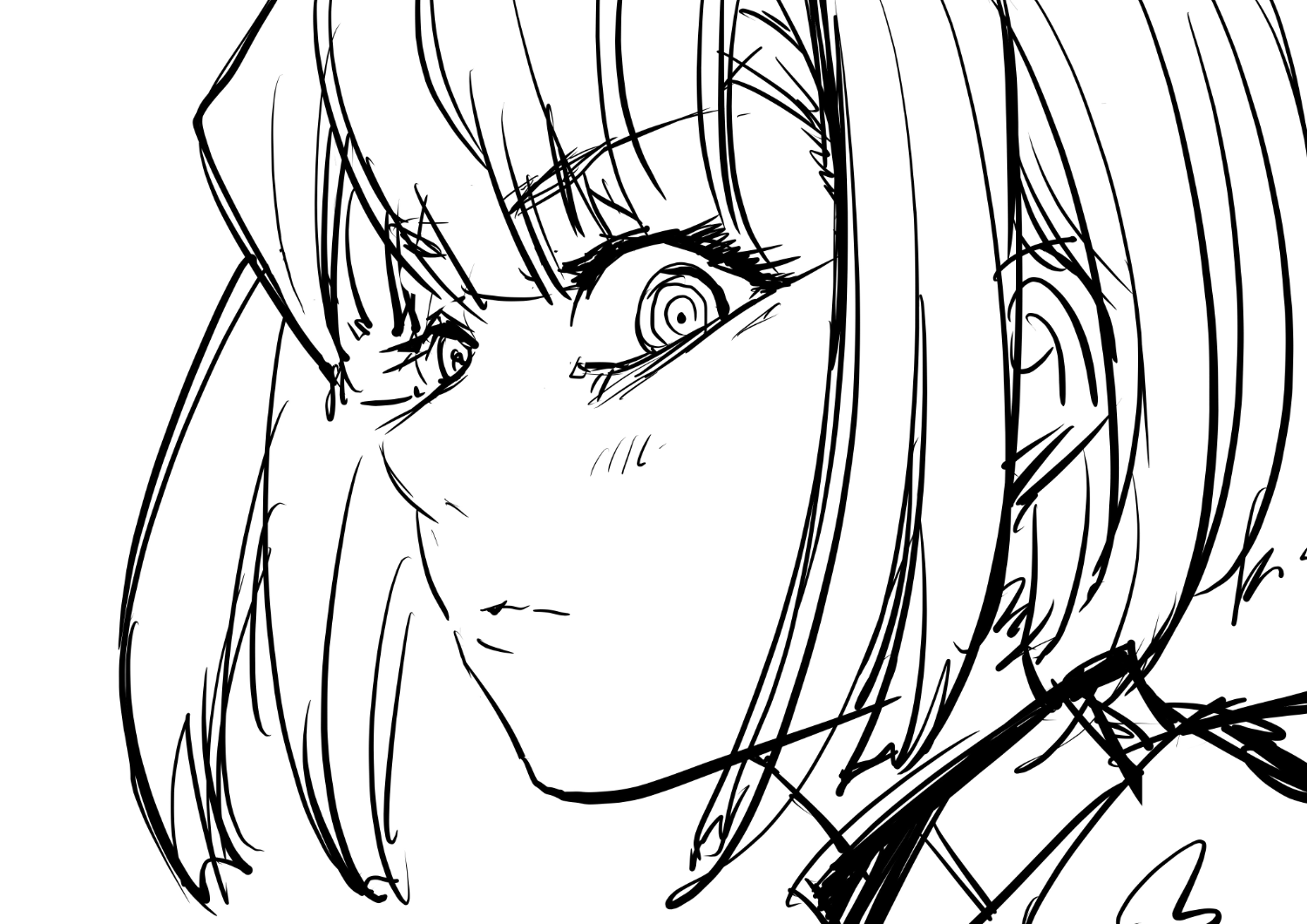 オリジナル少女下書き